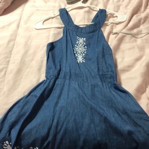 Girls denim dress
